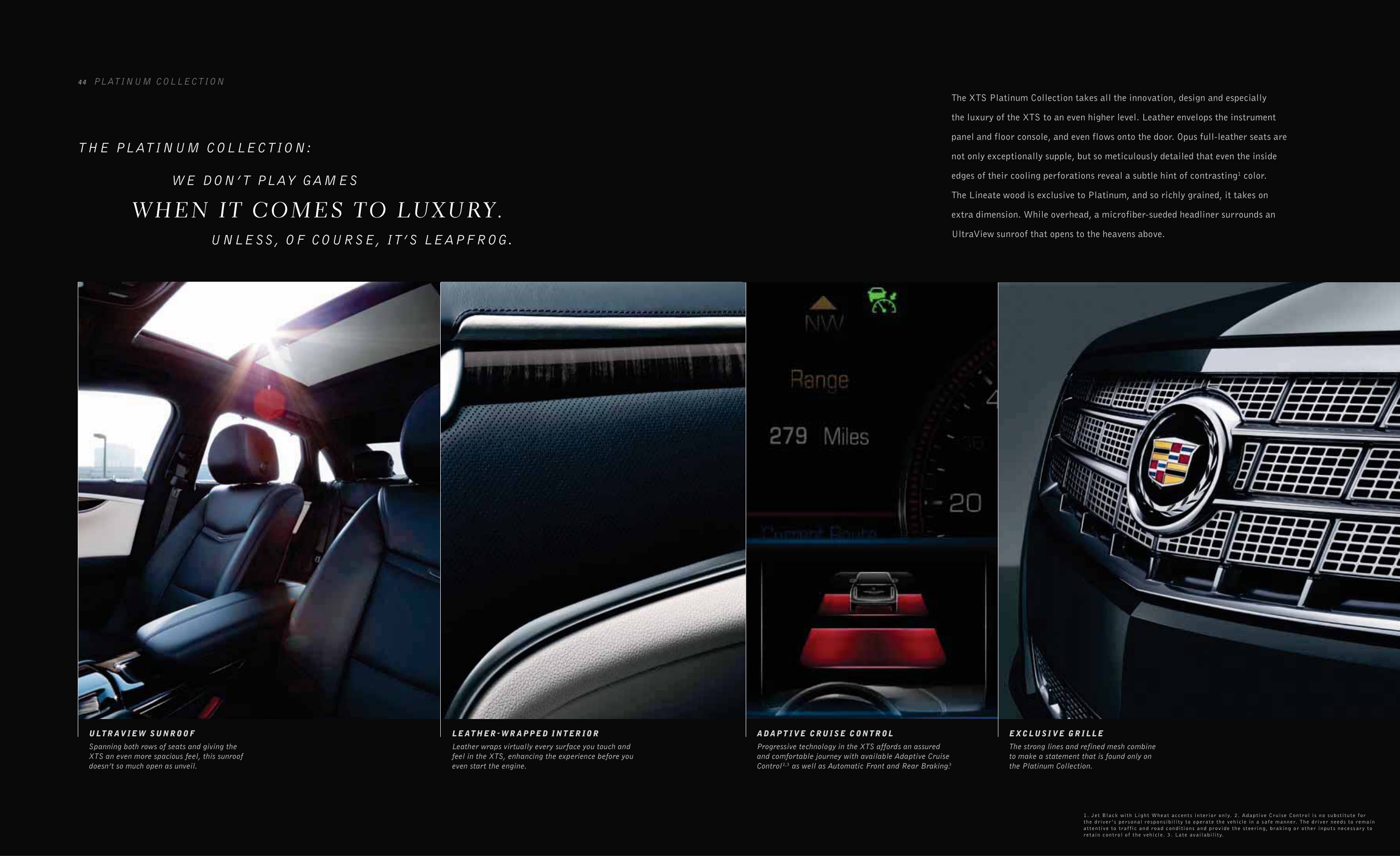 2013 Cadillac XTS Brochure Page 11